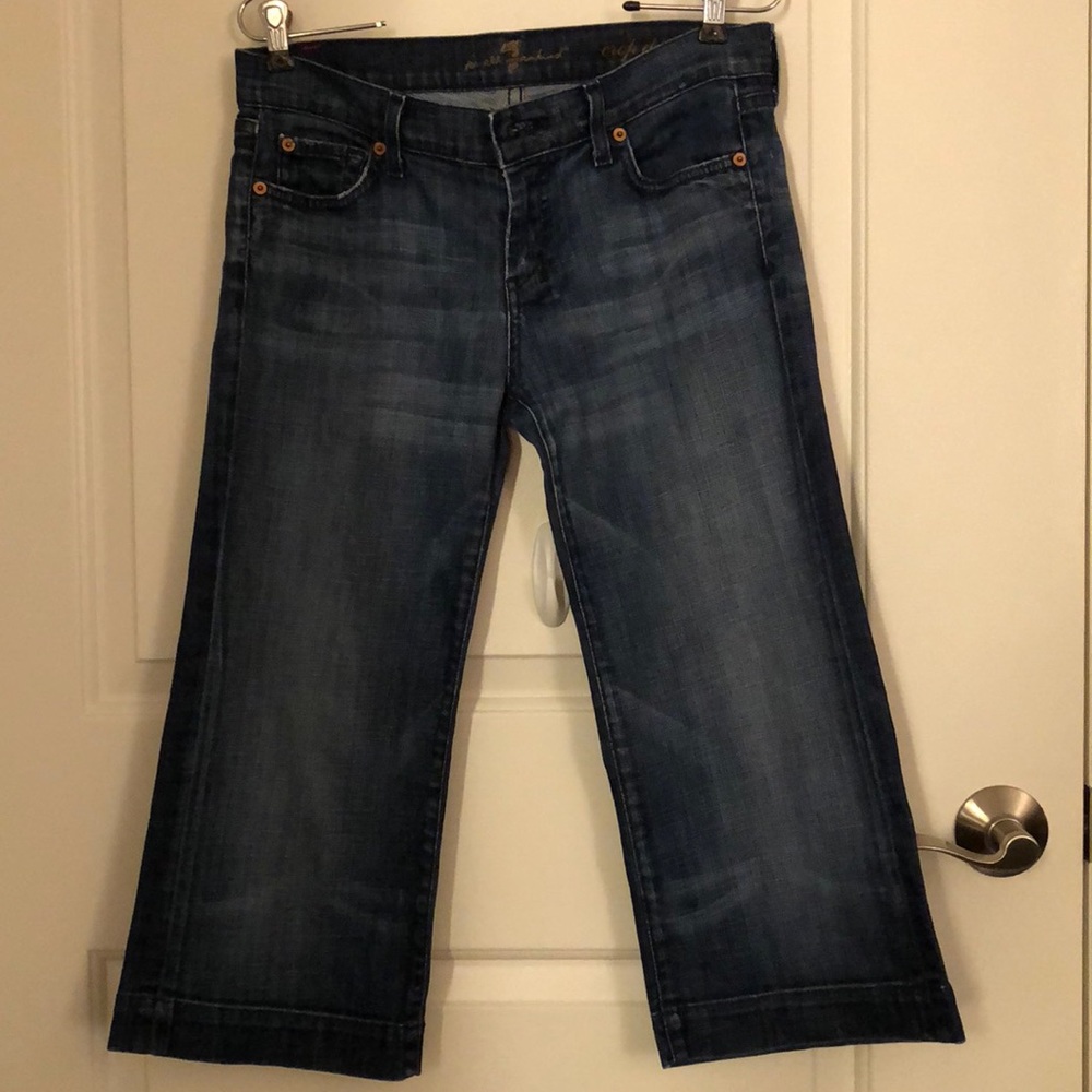 7 for all mankind crop jeans